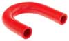 Red Silicone Hose, 3/4" I.D. 180 degree Elbow, 4" Legs