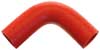 Red Silicone Hose, 1 3/8" I.D. 90 degree Elbow, 4" Legs