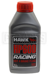 Hawk HP600 Racing Brake Fluid, 500ml Bottle