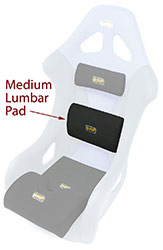 Lumbar Support Cushion for OMP Seat, Medium