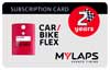 MyLaps Subscription Card for X2 Car / Motorcycle, 2 Year