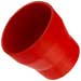 Red Silicone Hose, 5 x 4 inch ID Straight Reducer