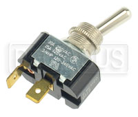 Toggle Switch, SPST - 15 amp, Push-On Terminals