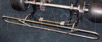 Click for a larger picture of Margay Extended Rear Bumper for Standard Kart Chassis