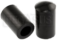 Black Silicone Coolant Bypass Cap, 1/2 inch ID