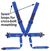 Click this thumbnail image of Willans Silverstone 6 Single Seater Harness, 3/3 Looped for product details