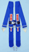 Click this thumbnail image of Clearance Latch & Link Shoulder Harness w/Sternum Latch for product details