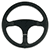 Click this thumbnail image of Classic Racing Steering Wheel, Smooth Leather for product details