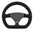 Click this thumbnail image of Racetech Flat Bottom Steering Wheel, Suede, 240mm for product details