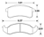Click this thumbnail image of PFC Racing Brake Pad, 93 Camaro/Firebird, GM (D505) for product details