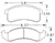 Click this thumbnail image of PFC Racing Brake Pad, 94-97 Firebird /  Camaro (D623) for product details