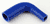 Click this thumbnail image of Blue Silicone Hose, 1 1/4 x 3/4" Reducing Elbow for product details