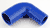Click this thumbnail image of Blue Silicone Hose, 2 1/2 x 2" Reducing Elbow for product details