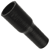 Black Silicone Hose, 1 3/8 x 1 inch ID Straight Reducer