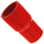 Red Silicone Hose, 2 3/8 x 2 inch ID Straight Reducer