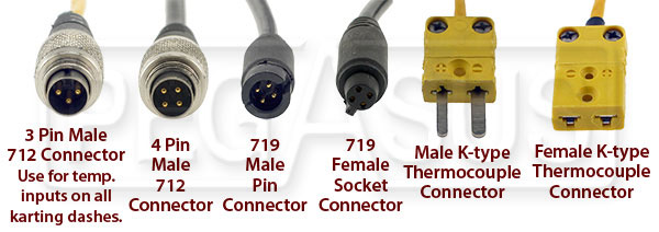 Connector Identification Photo for AiM MyChron Systems and Accessories