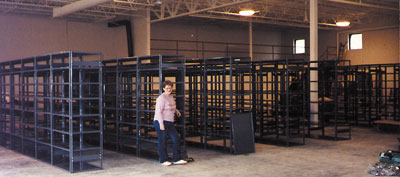 May 1990 - Getting ready to move in to our new building.