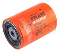 Large photo of Fram HP-1 High-Performance Oil Filter, 3/4-16 Thread, Long, Pegasus Part No. 1201