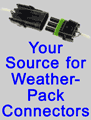 Pegasus is your source for Weather-Pack Sealed Connectors!