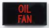 Dash Badge Identification Plate (Oil Fan)