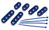 Clamp-Style Spark Plug Wire Separators, Blue