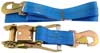 Heavy-Duty Ratchet Tie Down with 2 Snap Hooks