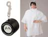White Rain Poncho in Racing Tire Container with Belt Clip