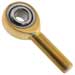 Carbon Steel Rod End, Male Threaded Shank, PTFE Lined