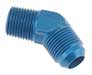AN823 Male NPT Pipe to Male AN 45' Elbow