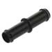 3/8 Straight Hose Joiner, Black Aluminum