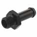M12 x 1.5mm Male to 5/16 Hose Barb, Black Aluminum