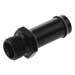 M14 x 1.5mm Male to 1/2 Hose Barb, Black Aluminum