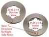Brake Rotor, DB2/DB5 w/LD65, Directionally Vented