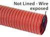 High Temp 1-Ply Silicone Air Duct Hose, 450F, Orange Only