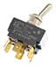 Toggle Switch, DPDT On-Off-On 15 amp, Push-On Terminals