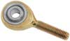 Carbon Steel Metric Rod End, Male Threaded Shank, PTFE Lined