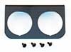 2-Hole Mounting Panel for Z Series Gauges, Black