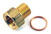 M16x1.5 Mechanical Temperature Gauge Adapter, Brass