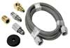 Auto Meter 4AN Braided Stainless Steel Line Kit, 3 ft Length