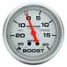 Ultra Lite 2 5/8" Boost/Vacuum Gauge, 30 in/Hg - 20psi