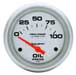 Ultra Lite 2 5/8" Oil Pressure Gauge, 100psi, Electric