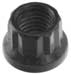 ARP 5/16-24 12 Point Nut, Black Oxide, Each