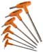 96TBP/S6, 6 Pc T-Handle Ball End Hex Key Wrench Set, Metric
