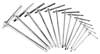 Beta 951/S14 14-Pc Sliding T-Handle Hex Wrench Set, Metric