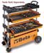 Beta Tools C27S Outdoor Folding Tool Trolley, Orange