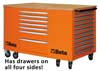Beta C31 28-Drawer Mobile Workstation - ships by truck freight