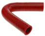 Red Silicone Hose, 3/4" I.D. 135 degree Elbow, 4" Legs