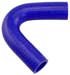 Blue Silicone Hose, 1" I.D. 135 degree Elbow, 4" Legs