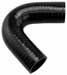 Black Silicone Hose, 1 1/2" I.D. 135 degree Elbow, 4" Legs