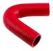 Red Silicone Hose, 1 1/2" I.D. 135 degree Elbow, 4" Legs